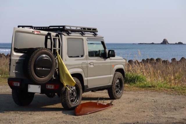 新型ジムニーのミディアムグレーがカッコ良すぎてスーパーカブとシャリーに塗装してみた Pimenta Garage